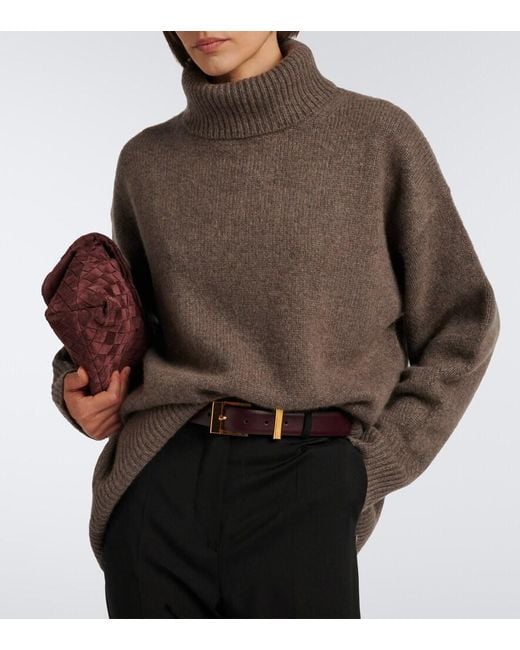 arch4 Brown Worlds End Cashmere Turtleneck Sweater