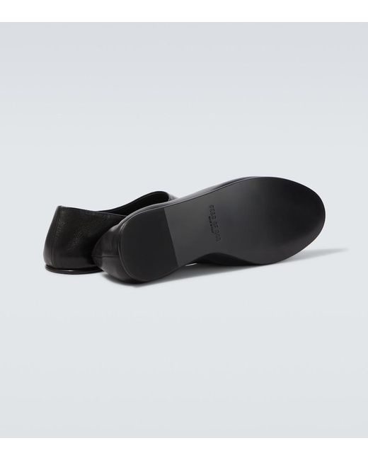 Fear Of God Black Ballerino Leather Slip-On Shoes for men
