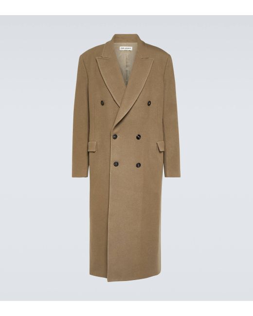 Our Legacy Natural Extended Whale Wool-blend Coat for men