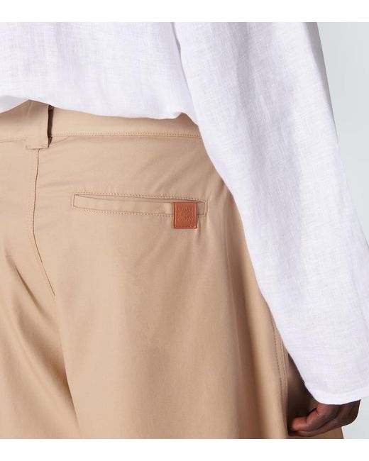 Loewe Natural Paula's Ibiza Cotton Bermuda Shorts for men