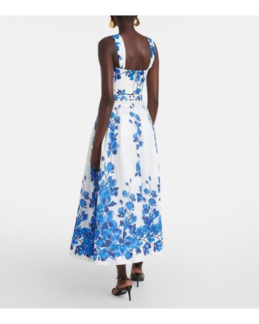 Rebecca Vallance Orchid Blues Floral Top