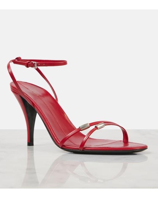 The Row Pink Sandalen Cleo Bijoux Aus Leder