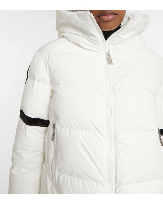 Fusalp White Barsy Quilted Ski Jacket