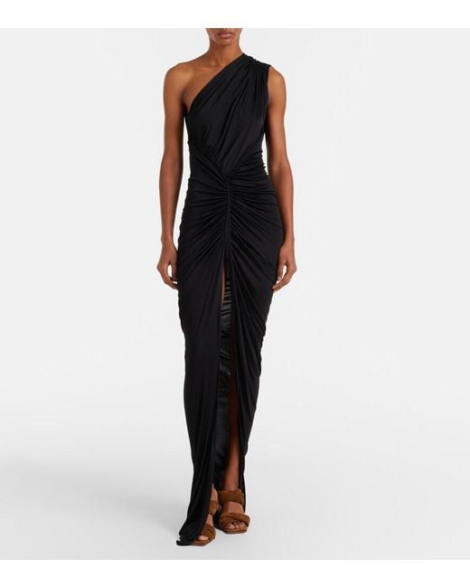 Rick Owens Black Lilies Avra Ruched Gown