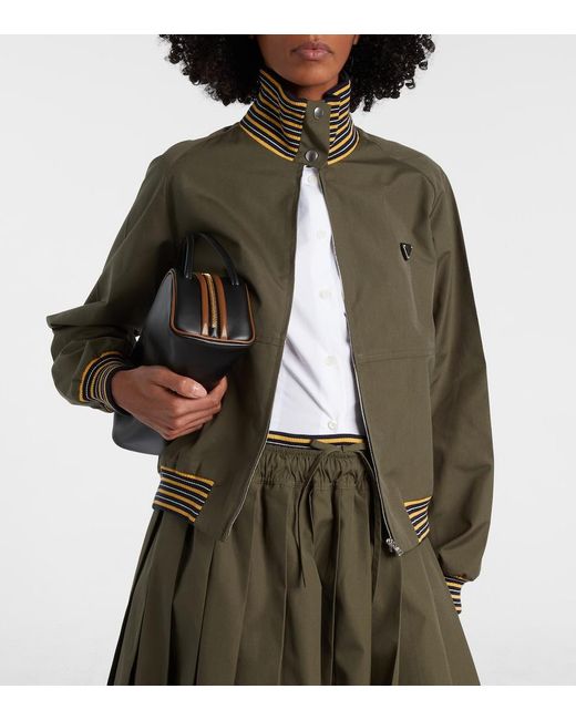 Prada Green Poplin Jacket