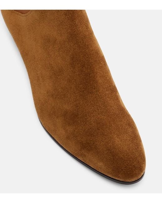 Le Monde Beryl Brown Allegra Suede Ankle Boots