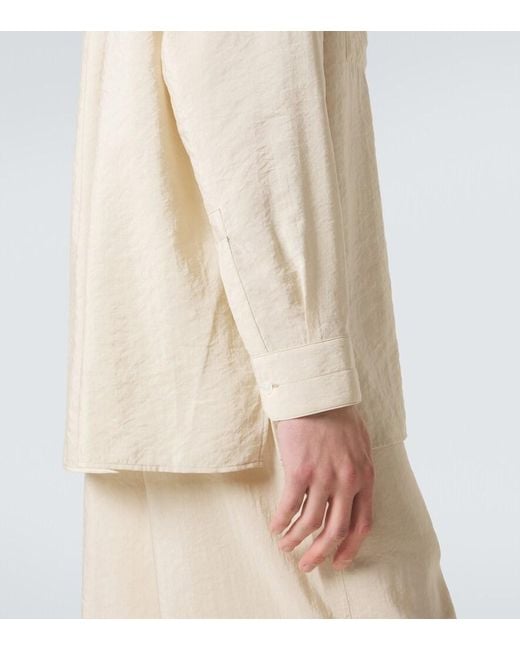 Lemaire Natural Silk-Blend Shirt for men