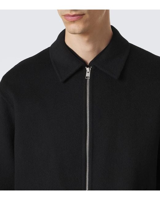 FRAME Black Wool Jacket for men