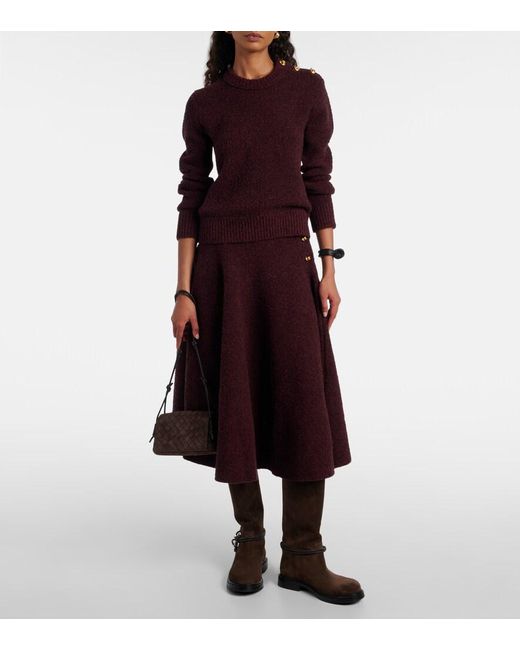Bottega Veneta Purple Knot Sweater