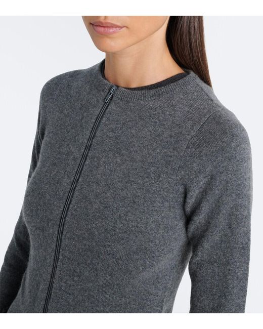 Extreme Cashmere Blue N°494 Tangerine Cashmere-Blend Cardigan