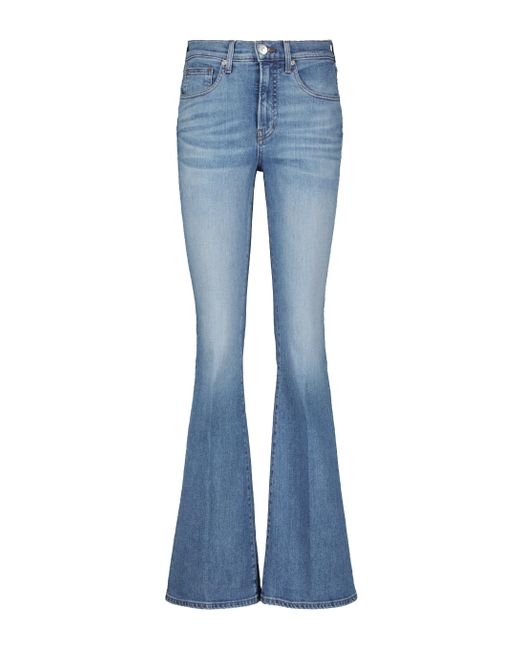 Veronica Beard Denim Beverly High-rise Flared Jeans in Blue | Lyst