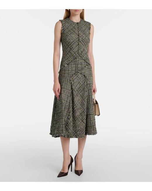 Abito Midi di Erdem in Green