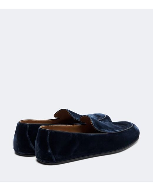 Tom Ford Blue Velvet Loafers