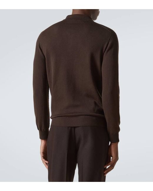 Jersey De Lana Saman Amel de hombre de color Brown