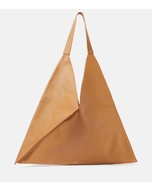 Khaite Brown Sara Leather Tote Bag