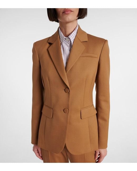 Altuzarra Brown Fenice Wool Blazer