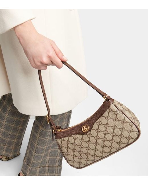 Gucci Brown Ophidia Small Handbag