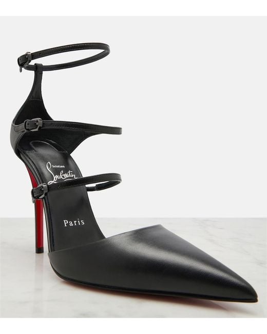 Christian Louboutin Black Milena Leather Pumps