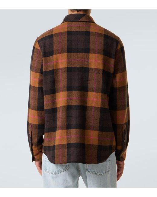 Camicia di God's True Cashmere in Brown da Uomo