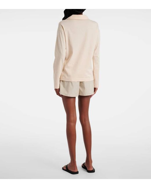 Polo Roddie En Jersey De Algodon The Row de color Natural