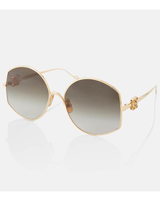 Loewe Brown Round Sunglasses