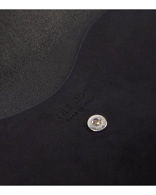 The Row Black Travel Leather Pouch