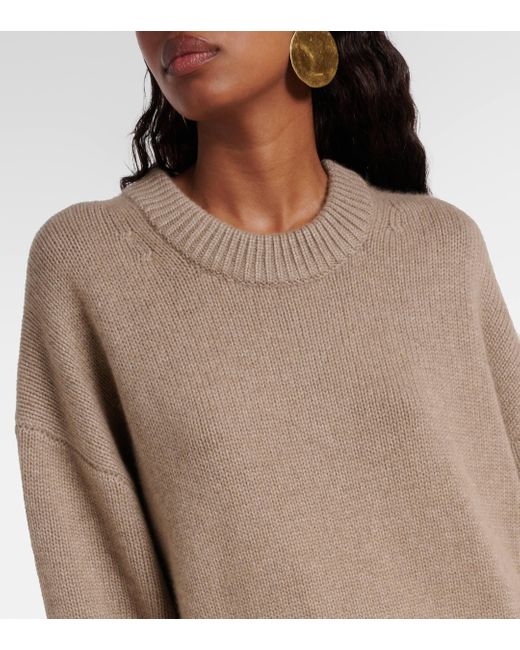 Lisa Yang Natural Renske Cashmere Sweater