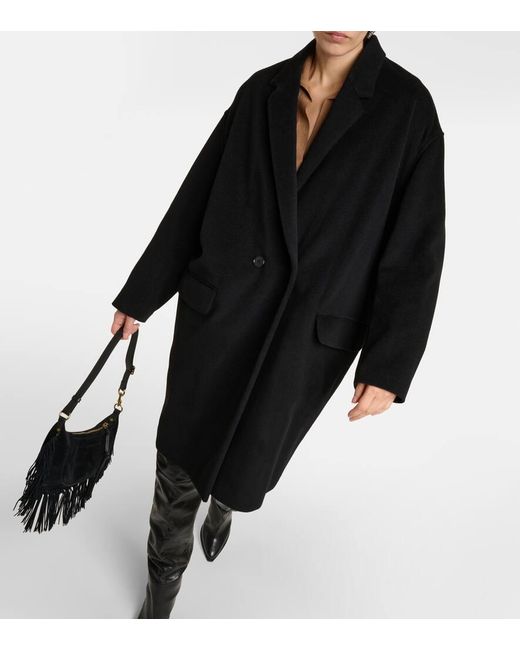 Cappotto Efegozi in misto lana di Isabel Marant in Black