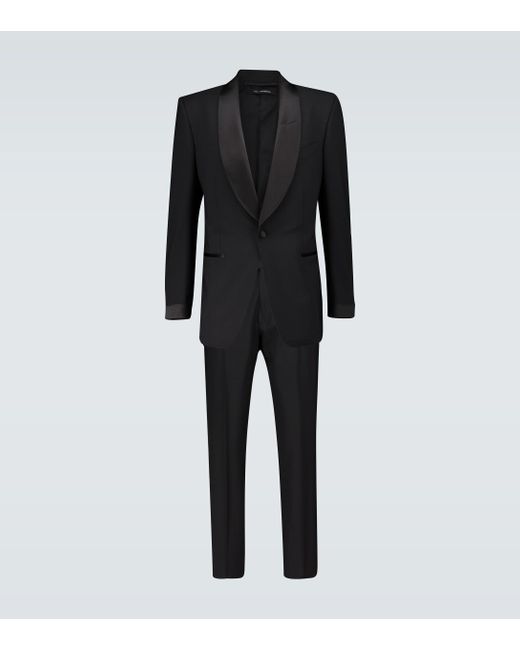 Tom Ford Black Atticus Shawl-collar Tuxedo for men