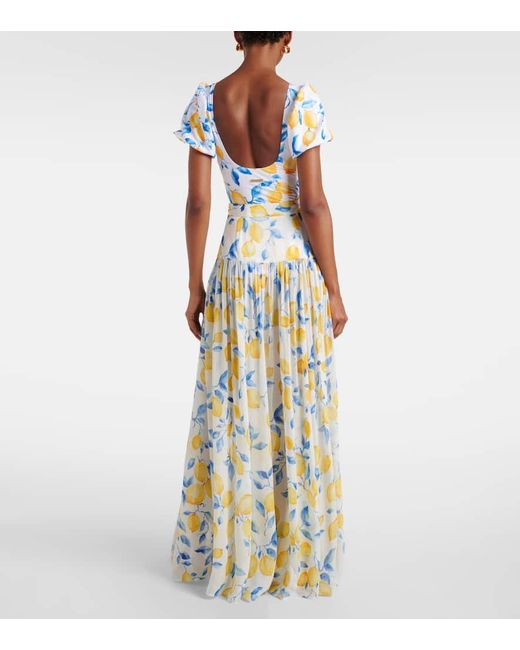 Alexandra Miro White Jamie Sheer Maxi Skirt