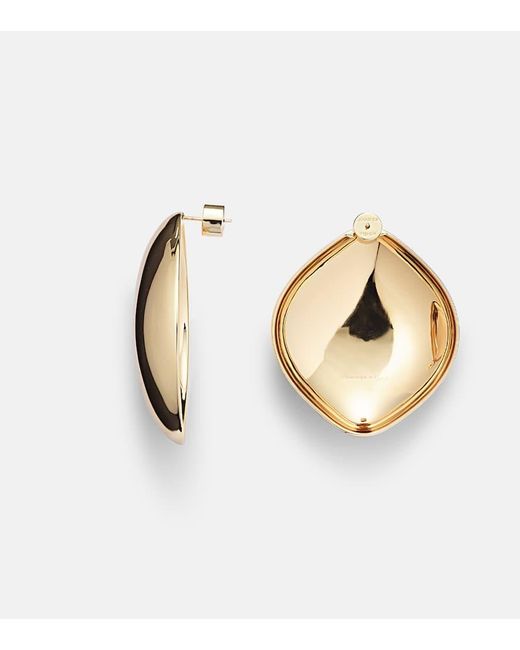 Pendientes Puffy Cushion Chapados En Oro De 10 Ct Jennifer Fisher de color Natural