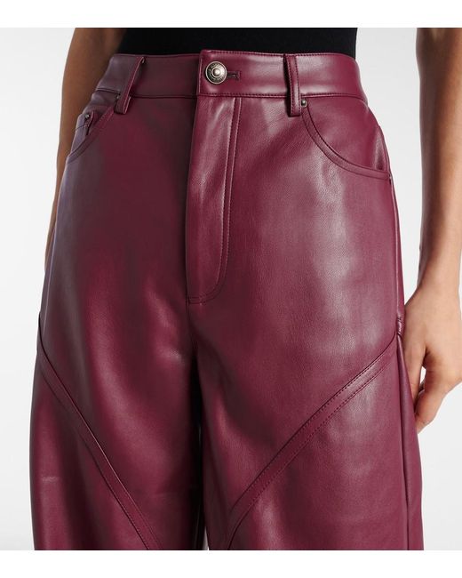Pantalon Ample A Taille Mi-Haute ROTATE BIRGER CHRISTENSEN en coloris Red
