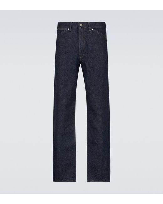 Lemaire Blue Straight-leg Jeans for men