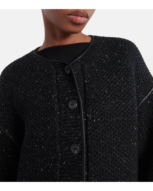 Altuzarra Black Medrano Knitted Wool-Blend Jacket