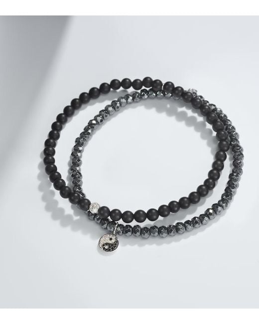 Sydney Evan Metallic 14Kt Set Of 2 Bracelets With Diamonds And Gemstones for men