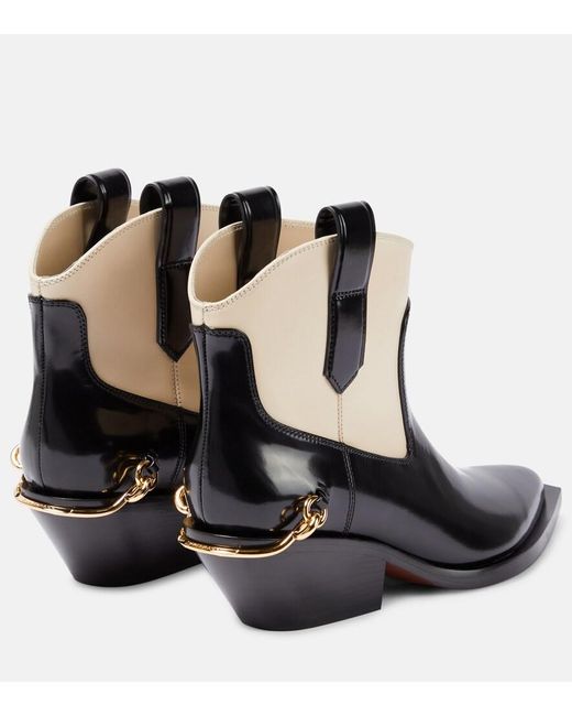 Zimmermann Black Duncan Leather Cowboy Boots