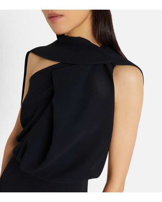 Maticevski Black Priority Draped Gown