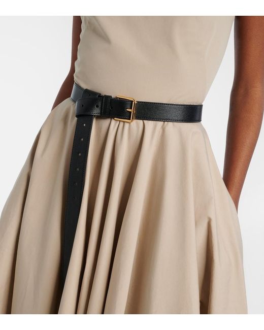 Givenchy Blue Voyou Leather Belt