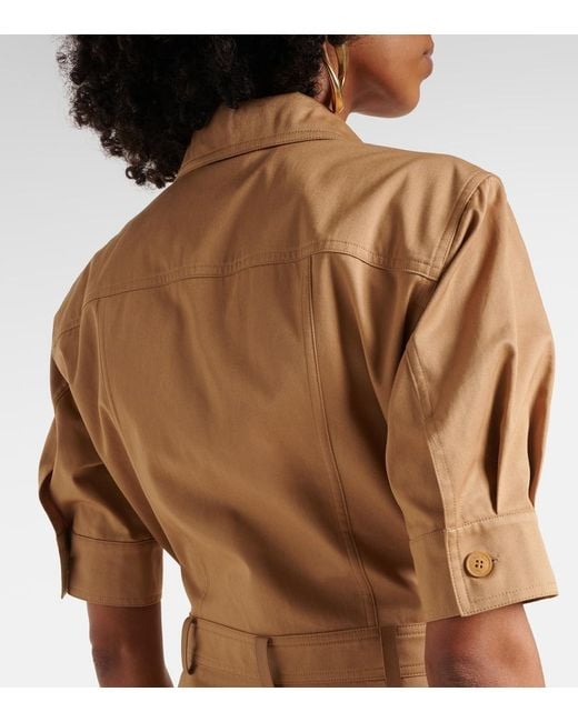 Max Mara Natural Cotton Jumpsuit
