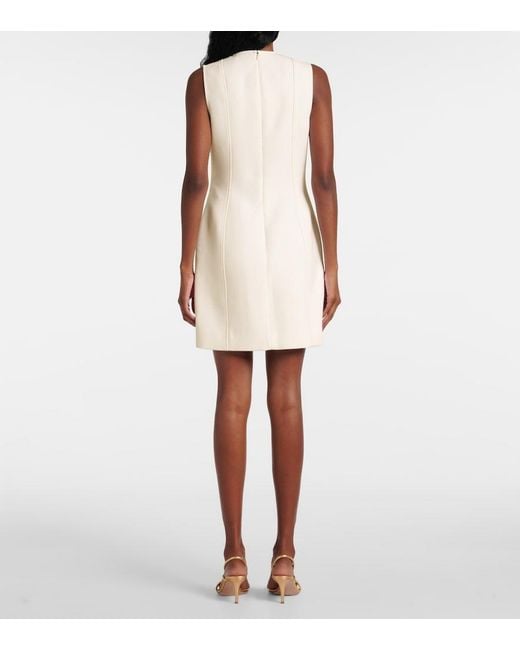 Stella McCartney Natural Crewneck Minidress