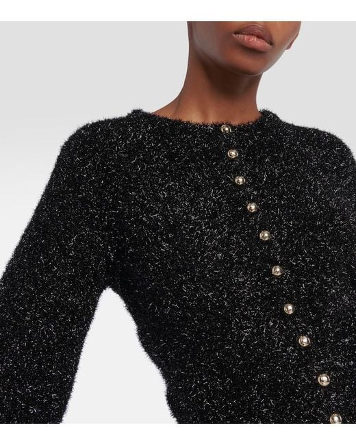 Rabanne Black Cropped Cardigan