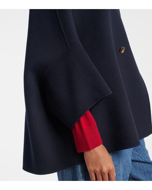Max Mara Blue Virgin Wool Jacket