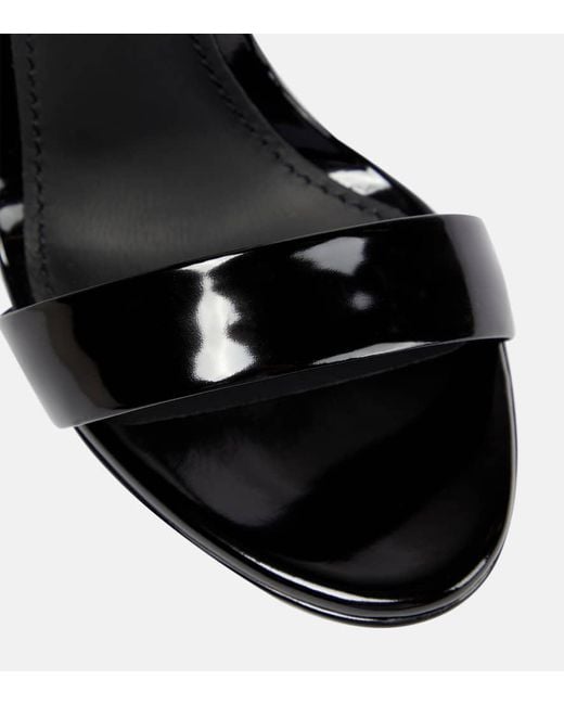 Sandalias con plataforma Keira de charol Dolce & Gabbana de color Black