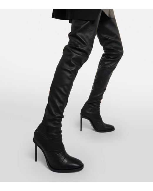 Ann demeulemeester thigh sales high boots