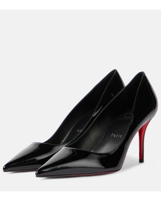 Christian Louboutin Black Miss Z 80 Patent Pump