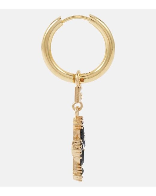 Dolce & Gabbana Metallic Small Cross Earrings