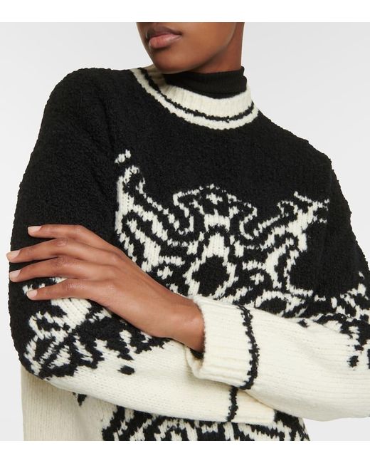 Bogner Black Janita Wool-blend Sweater