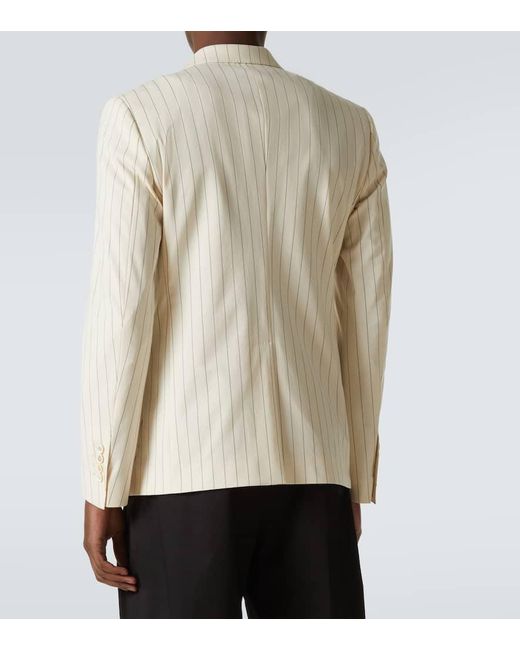 Blazer De Mezcla De Algodon A Rayas Dolce & Gabbana de hombre de color Natural