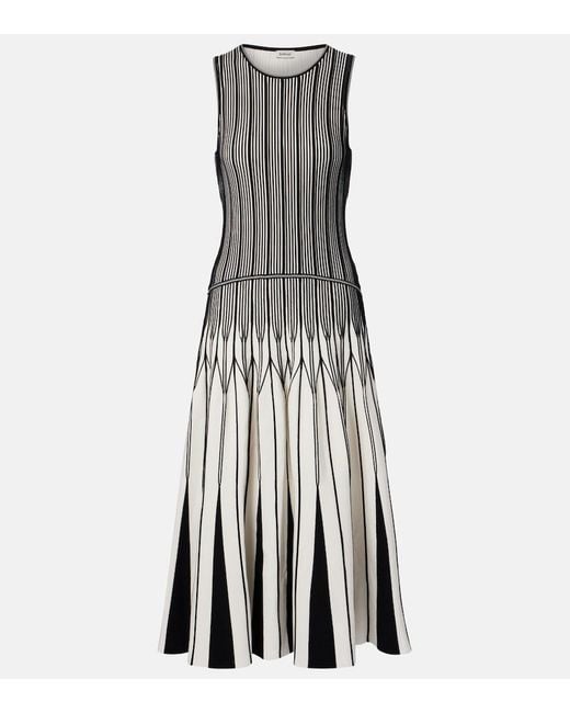 Jonathan Simkhai Black Oaklen Knitted Midi Dress