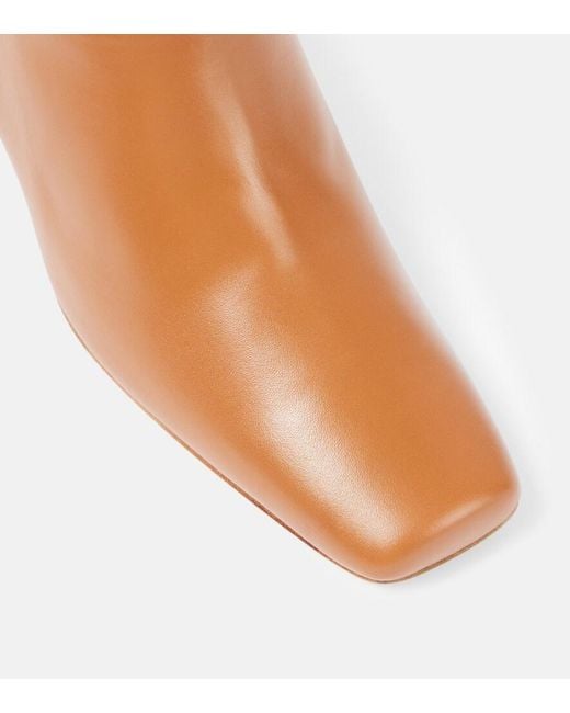 Tod's Brown Leather Ankle Boots